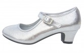 Spanische Schuhe silber und gold