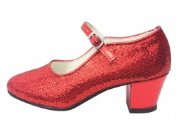 Spanische Schuhe rot Glamour