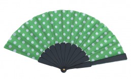 Flamencofächer grün weiß