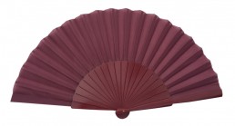 Flamencofächer dunkel braun XL holz