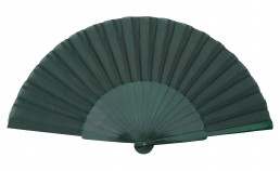 Flamencofächer grün XL holz