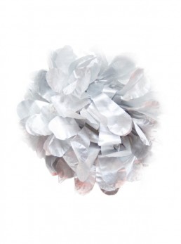 Haarblume silber, extra groß