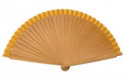 Flamencofächer gold holz