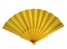 Flamencofächer gelb