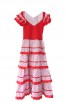 jurk dames rood wit bg2