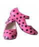 schoenen fel roze zwart kone bg