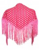 manton fel roze met stippen kind