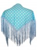 manton licht blauw stippen kind